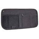 QBeau 車用 サンバイザーポケット 収納 カード入れ フルサイズ