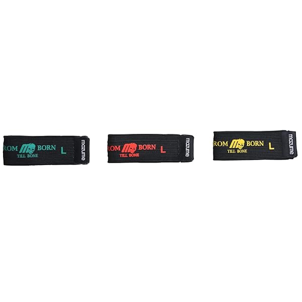 マズメ(Mazume) スプールベルト MZAS-675-01 3色セットLサイズ 3色セット (レッド、イエロー、グリーン)