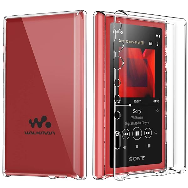 For ソニー SONY ウォークマン NW-A100 シリーズ専用 ケース 【ELMK】クリスタル クリア 透明 TPU素材 保護カバー SONY walkman W-A100TPS / NW-A105 / NW-A105HN / NW-A106