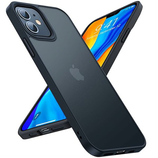 【衝撃分散構造 耐久性】 TORRAS iPhone 12 用 ケース iPhone 12 Pro 用 ケース 半透明 衝撃吸収 マット感 ストラップホール付き ボタン付属 黄ばみなし レンズ保護 6.1インチ アイフォン12 用 12 Pro用カバ 【衝撃分散構造 耐久性】 TORRAS iPhone 12 用 ケース iPhone 12 Pro 用 ケース 半透明 衝撃吸収 マット感 ストラップホール付き ボタン付属 黄ばみなし レンズ保護 6.1インチ アイフォン12 用 12 Pro用カバ