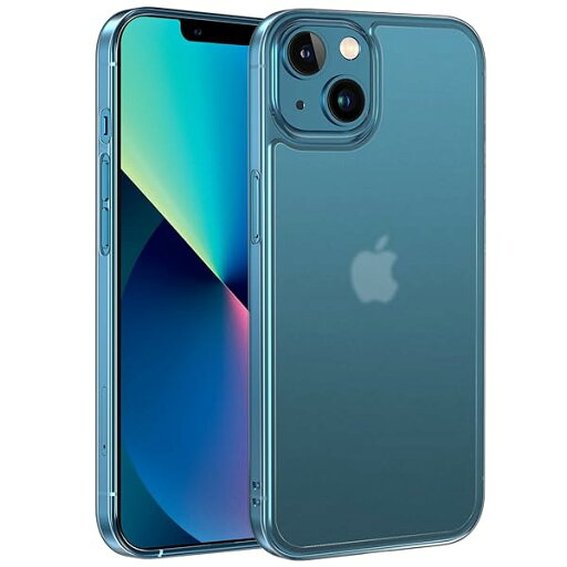 NIMASO iPhone 14 / 13 用 ケース マット 背面 強化ガラス 9H硬度 米軍MIL規格取得 耐衝撃 傷つけ防止 半透明 バンパー 黄変防止 ワイヤレス充電対応 ストラップホール付き アイフォン14 / 13 対応(6.1 インチ) NIMASO iPhone 14 / 13 用 ケース マット 背面 強化ガラス 9H硬度 米軍MIL規格取得 耐衝撃 傷つけ防止 半透明 バンパー 黄変防止 ワイヤレス充電対応 ストラップホール付き アイフォン14 / 13 対応(6.1 インチ)