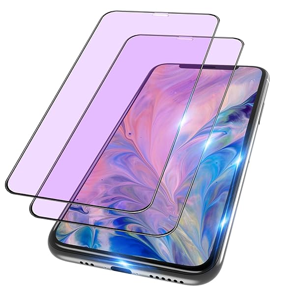 【ブルーライト】 iphone xs max ガラスフィルム ブルーライトカット iphone11promax フィルム ブルーライト iphone10smax 用 保護フィルム 【2枚】 アイフォンXsmax 画面保護シート 保護ガラス 【目に優し