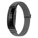 Runostrich コンパチブル Fitbit Inspire2/Inspire HR/Inspire ナイロン弾性スポーツバンド交換用ストレッチバンド スト...