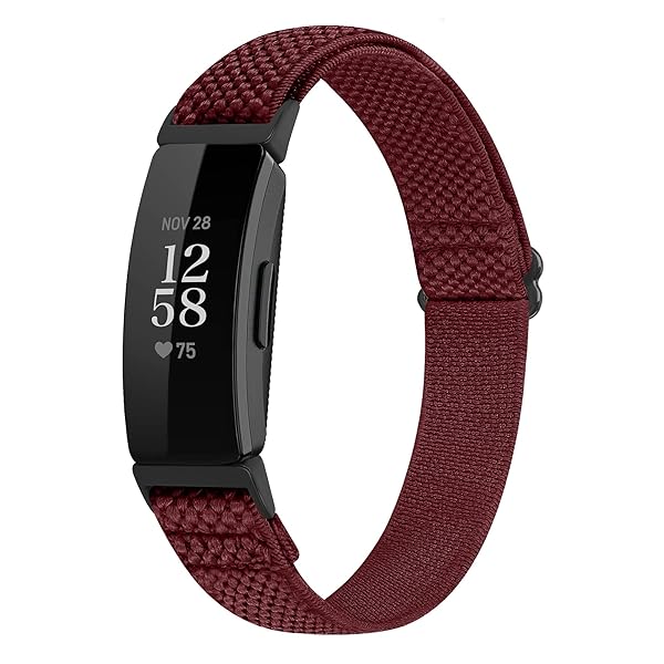 Runostrich コンパチブル Fitbit Inspire2/Inspire HR/Inspire ナイロン弾性スポーツバンド交換用ストレッチバンド ストラップ