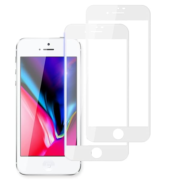 iPhone8ガラスフィルム iPhone7ガラス アイフォン7 保護シート アイフォン8 保護フィルム あいふぉん7/8 強化ガラス 保護ふぃるむ 全面保護 iphone7/8用 携帯フィルム【ホワイト】