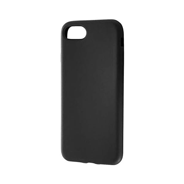 レイ・アウト ray-out iPhone SE(第2世代)/8/7 シリコンケース シルキータッチ ブラック RT-P24C1/B
