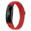 Runostrich コンパチブル Fitbit Inspire2/Inspire HR/Inspire ナイロン弾性スポーツバンド交換用ストレッチバンド スト...