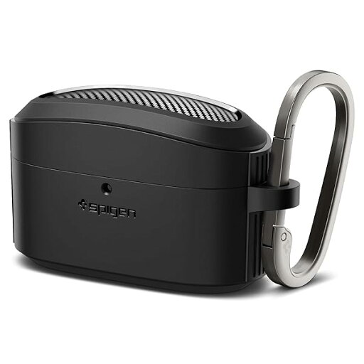 Spigen Sony WF-1000XM5 ケース 耐衝撃 PC TPU 二重構造 ワイヤレス充電 対応 カラビナ リング付き 軽量 キズ防止 衝撃 吸収 シンプル ラギッド・アーマー ACS07086 (マット・ブラック) Spigen Sony WF-1000XM5 ケース 耐衝撃 PC TPU 二重構造 ワイヤレス充電 対応 カラビナ リング付き 軽量 キズ防止 衝撃 吸収 シンプル ラギッド・アーマー ACS07086 (マット・ブラック)