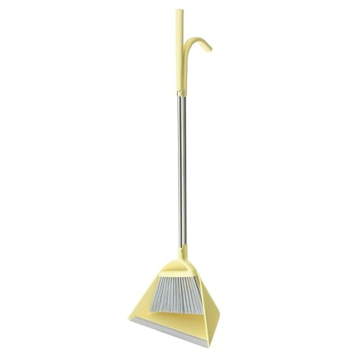 Tidy (ティディ) Sweep スウィープ レモン 「プロが考えた! こだわりのホーキ&チリトリセット」 らくな姿勢 持ちやすいグリップ ブラシ ごみ捨て すっきり CL-665-530-6 【日本製】 Tidy (ティディ) Sweep スウィープ レモン 「プロが考えた! こだわりのホーキ&チリトリセット」 らくな姿勢 持ちやすいグリップ ブラシ ごみ捨て すっきり CL-665-530-6 【日本製】