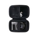 Canon PowerShot G7X / SX620HS/SX720HS/SX730HS/SX740HS/G9 Xデジタルカメラ専用収納ケース-WERJIA (storage case-Black)