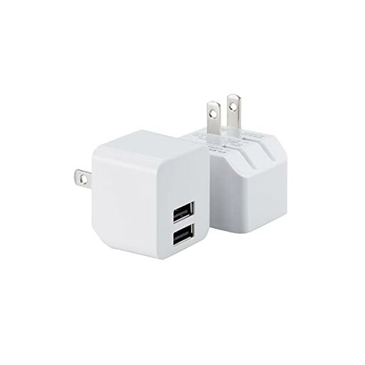 エレコム 【2個セット】 充電器 USB コンセント 12W 2ポート USB-A 折りたたみ式プラグ 2台同時充電 おまかせ充電対応 小型 軽量 【 iPhone SE3/15/14/13/12/Android 各種対応】 ホワイト EC-AC08 エレコム 【2個セット】 充電器 USB コンセント 12W 2ポート USB-A 折りたたみ式プラグ 2台同時充電 おまかせ充電対応 小型 軽量 【 iPhone SE3/15/14/13/12/Android 各種対応】 ホワイト EC-AC08