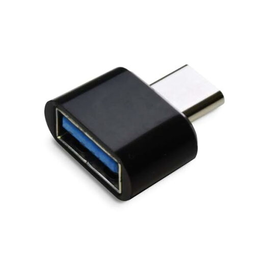 日本トラストテクノロジー OTG USB(A)→USB TypeC変換コネクター ブラック ブラック OTGU2TC-BK 日本トラストテクノロジー OTG USB(A)→USB TypeC変換コネクター ブラック ブラック OTGU2TC-BK