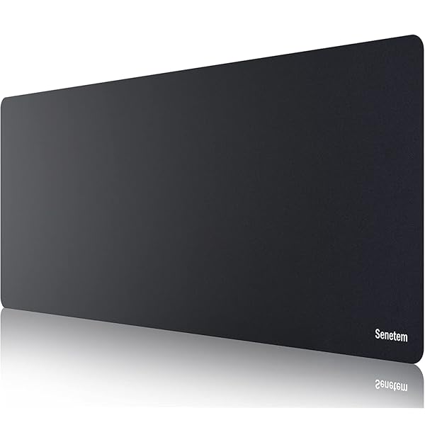 Senetem マウスパッド 超大型 薄型 マウスパッド ゲーミング キーボードパッド マウス パット おしゃれ 900×400×2mm 滑り止め レーザー&光学式マウス対応 XXXL(90*40cm)
