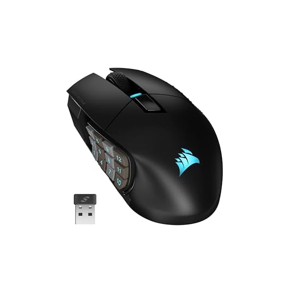 CORSAIR SCIMITAR ELITE WIRELESS 有線・無線接続対応 ゲーミングマウス CH-9314311-AP MS681