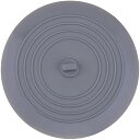 止水フタ シンク ふた 15cm 排水口カバー 止水ふた 水止めキャップ シンクストッパー 目皿 浴槽ストッパー シリコン 灰色 流し用止水フタ 排水口のフタ