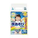 【パンツ Lサイズ】ムーニー 水あそびパンツ ブルー(9-14kg)10枚(4)