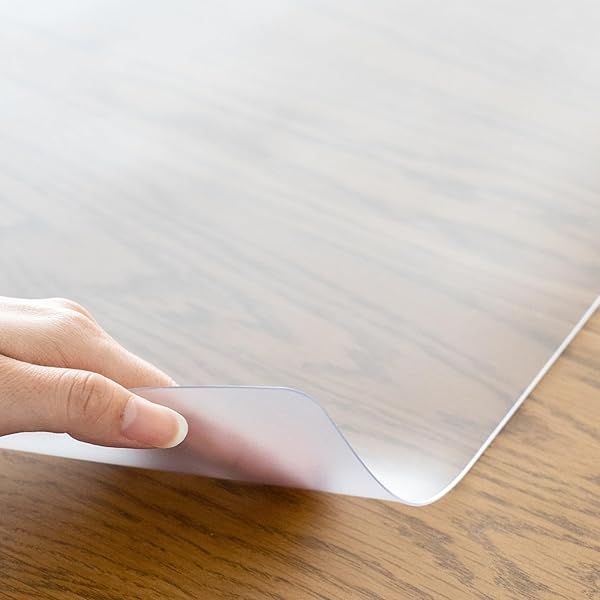 プラス サイズ 多数な デスクマット 斜めカット マウス対応 両面転写軽減 600×450mm 41-046