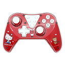 アローン(Allone) ゲーム用ワイヤレスコントローラー #Unipo サンリオキャラクターズ ハローキティ 15.5×6×10.5cm Switch/Switch Lite/有機EL対応 レッド 有線・無線どちらも可 押しキャラ かわいい ALG(2)