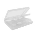 3DS/DSI用 カードケースNEW 3DS / NEW 3DSXL/3DS / DSi/DSi XL/DSi LL/DSなど対応 ビデオゲームカードケース メモリカード収納ケース 28-in-1 大容量マルチゲームカードケース(ホワイト)(2)