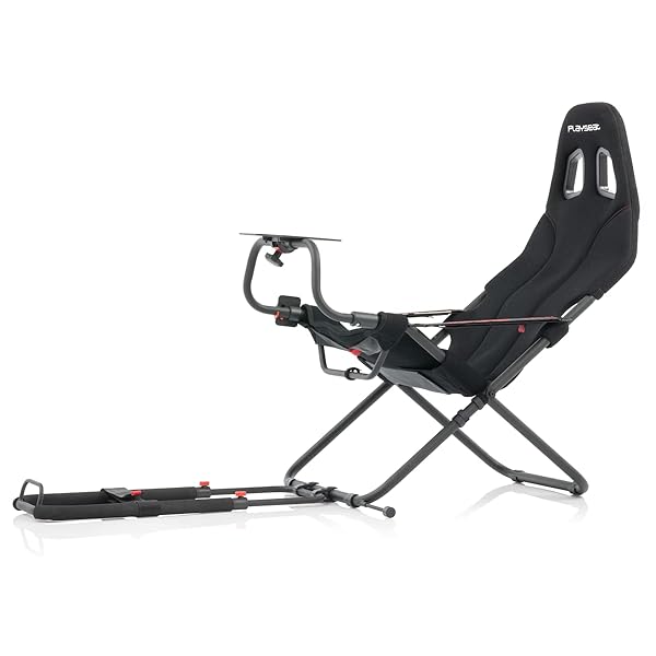 Playseat レーシングシミュレータ Challenge ActiFit 各種ハンドルコントローラ対応ペダル位置シートポジション調節可能 Actifit採用 RC.00312【国内正規品】 ブラック