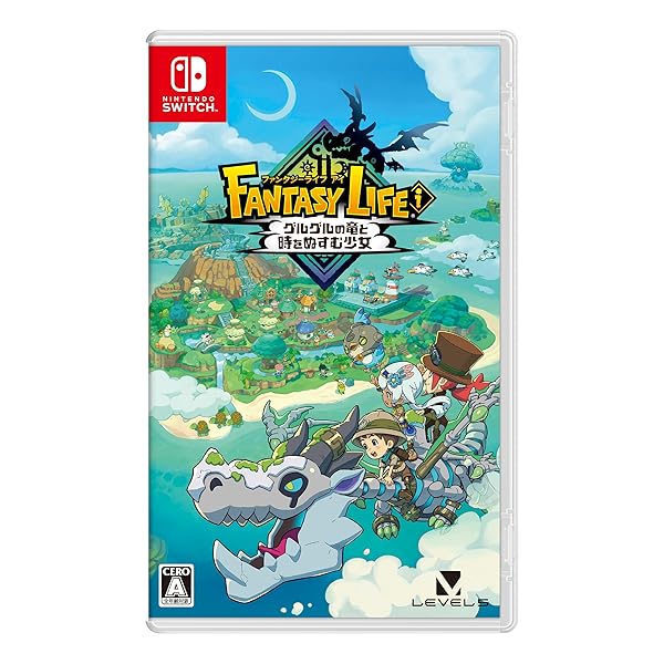 ファンタジーライフi グルグルの竜と時をぬすむ少女 -Switch 【初回特典】 「駆け出し冒険者セット」(獲得経験値アップ効果のついたアクセサリー「チョウチョのチャーム」、「お役立ち消費アイテム9種」 ) 封入
