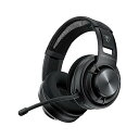 【APEX ALGSスポンサード】TURTLE BEACH ワイヤレスヘッドホン開放型 Atlas Air マルチプラットフォーム ブラック 軽量 301g ゲーミングヘッドセット 無線 2.4GHz/Bluetooth/有線3.5mm 単一指向マイ