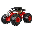 ホットウィール(Hot Wheels) モンスタートラック ビッグサイズ ボーンシェイカー 1:24サイズ 乗り物おもちゃ ミニカー 3歳から レッド HNM40
