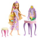 マテル(MATTEL) ディズニー(Disney)/ディズニープリンセス(Disney Princess) ラプンツェル ドレッサー【着せ替え人形・ドール】【プレイセット 、アクセサリー付き】 【3才~】 【プレゼント】HLX28(3)