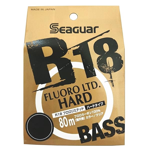 シーガー(Seaguar) ライン シーガー R-18 フロロリミテッドハード BASS 80m 16lb