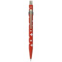 CARAN D'ACHE カランダッシュ メカニカルペンシル 849 クラシックライン スイスフラッグ MF0844-253 0.5mm 正規輸入品