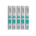 【5個セット】清和産業 製本テープ A4カット 業務用(契約書割印用)(計250枚入セット)