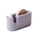 ideaco (イデアコ) テープカッター台 パープル tape cutter (テープカッター) one