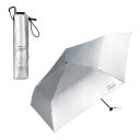 【2025】男の晴雨兼用傘 日傘 IZA Type:LIGHT & SLIM シルバー 折りたたみ傘 親骨55cm 軽量 通勤 通学 旅行 オシャレ 可愛い 女性 レディース ZA007-955-102