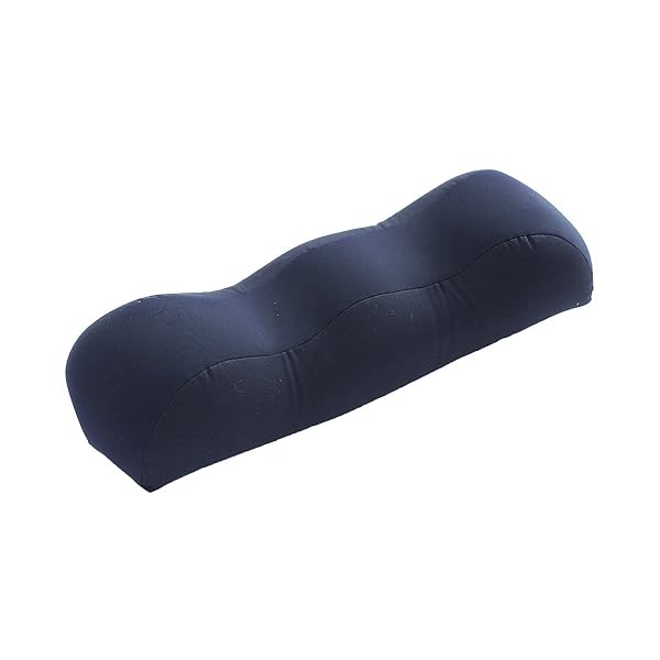 王様の足枕 (超極小ビーズ素材 ムニュふわ～の新感覚！) (ネイビー)