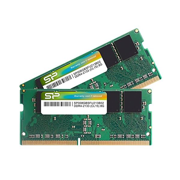 シリコンパワー ノートPC用メモリ DDR4-2133 (PC4-17000) 8GBX2枚 (16GB) 260pin 1.2V CL15 SP016GBSFU213B22