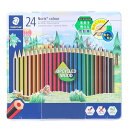 ステッドラー(STAEDTLER) 色鉛筆 ノリスカラー 24色 メタルケース入り 油性 1セット 185 M24PB