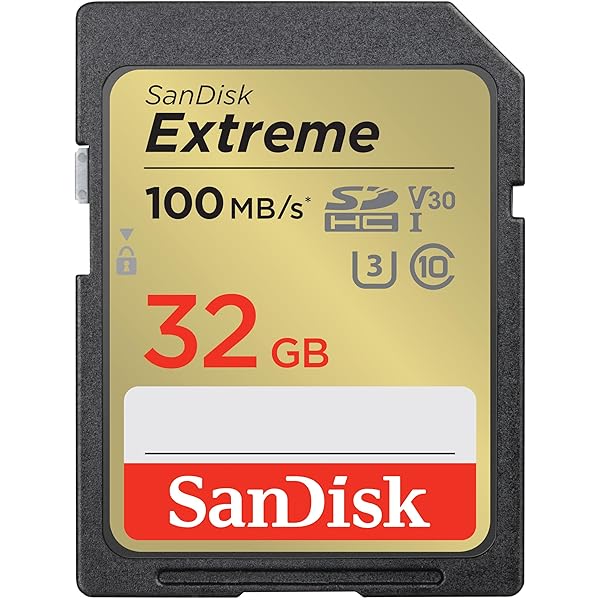 SanDisk (サンディスク) 32GB Extreme (エクストリーム) SDHC UHS-I メモリーカード - C10/U3/V30/4K/UHD　SDカード - SDSDXVT-032G-GNCIN