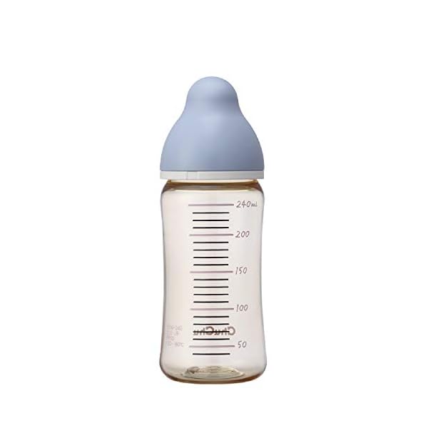 チュチュベビー 【プラスチックPPSU製 240mL】チュチュ 広口タイプPPSU製哺乳びん 240mL【0歳~離乳期まで乳首のサイズアップ不要】 0か月~ PPSU製 240ml