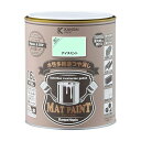 カンペハピオ ペンキ 塗料 水性 つやけし 多用途 マットペイント アイスミント 1.6L 日本製 00347651451016