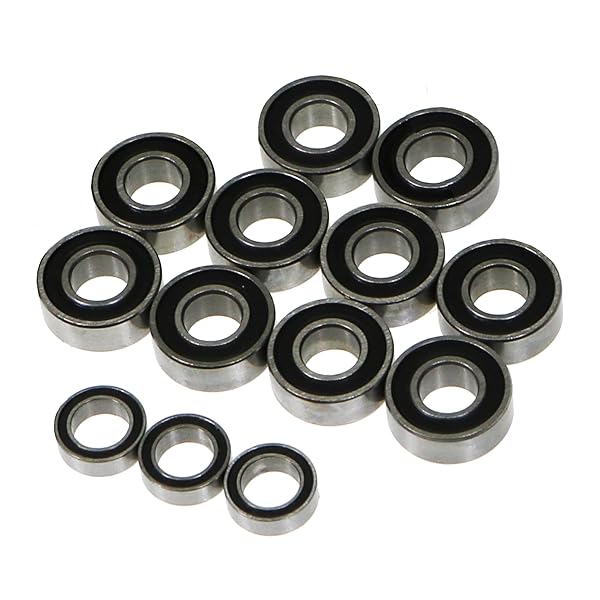 ワイルド1用フルボールベアリングセット(1150X10、850×3)[イーグル模型][#WILD1-BB]