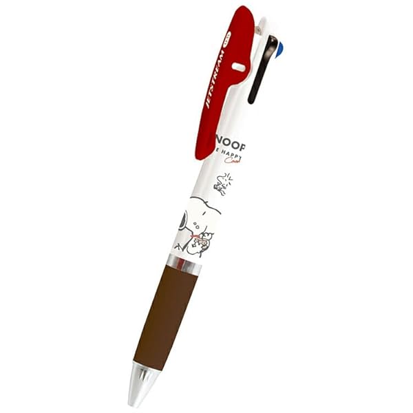 カミオジャパン スヌーピー ジェットストリーム3色ボールペン0.5mm もぐもぐアップ 056588 PEANUTS ピーナッツ