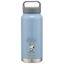 スケーター(Skater) 持ち手付き ステンレス マグボトル 800ml 保温 保冷 水筒 スクリューハンドル スヌーピー ベースボール STSC8-A(3)
