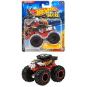 ホットウィール(Hot Wheels) モンスタートラック 1:64 ボーン・シェイカー 乗り物おもちゃ ミニカー 3歳から ブラック JGR03