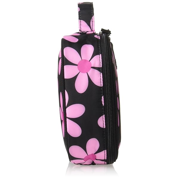 ハンナフラ(Hanna Hula) おむつポーチ(マルチポーチ) レトロフラワーピンク