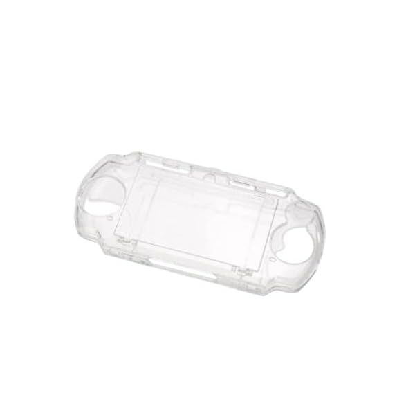 PSP 2000 PSP 3000 対応 ハード ケース 保護 クリスタル カバー クリア ウエス付き