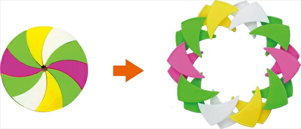 ミラクルフリスビー 投げると変化！