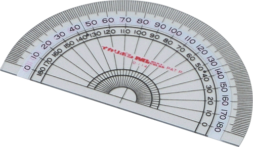分度器(9cm) メール便可