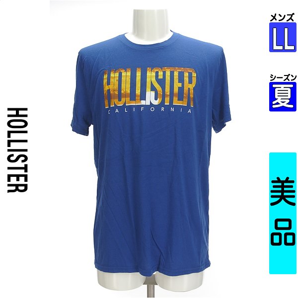 【10%OFFクーポン対象】ホリスター Hollister Co. 半袖 Tシャツ メンズ LL 中古 古着 あす楽対応