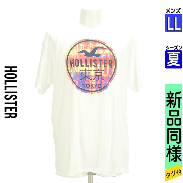 【10%OFFクーポン対象】【5/8 値下げ】 ホリスター Hollister Co. 半袖 Tシャツ メンズ LL 中古 古着 あす楽対応