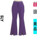 \24H限定★10%OFFクーポンで178円/ スライ SLY パンツ レディース オールシーズン パープル S スリットフレアパンツ 【中古】【古着】【大幅値...